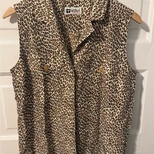 Calvin Klein Leopard Print Vest